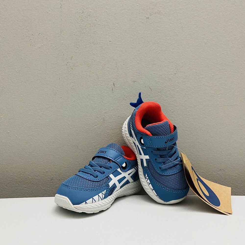 ASICS Contend 7 TS "Shark" Baby Toddler Shoes Sneakers 1014A202 Slip-On Size K5